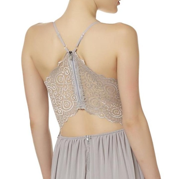 โญ๏ธFINAL SALE ITEMโญ๏ธ๐Chiffon Lace Sequin Bodice Maxi Gown๐ - Picture 5 of 6